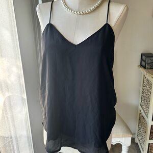 Alythea Spaghetti Straps Black Cami S. NWT